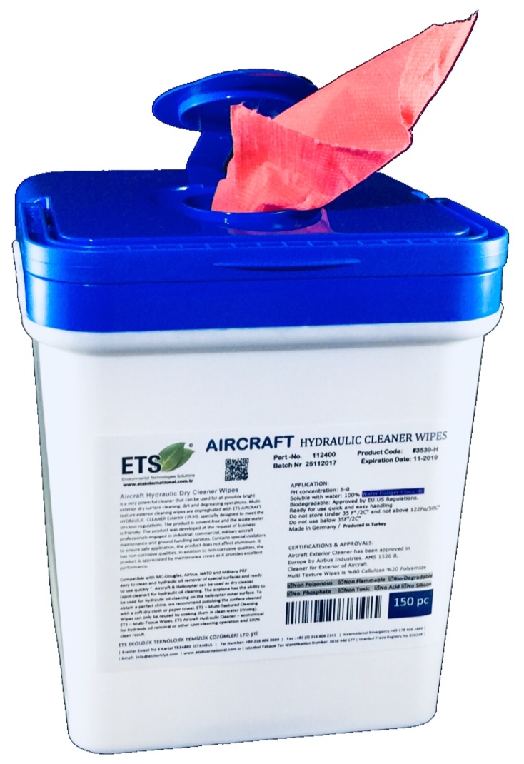 Aircraft Hydoliik Cleaner Wipes
